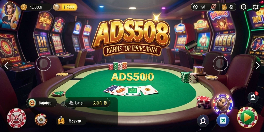 Screenshot utama ADS508 menampilkan gameplay yang seru dan mendebarkan.