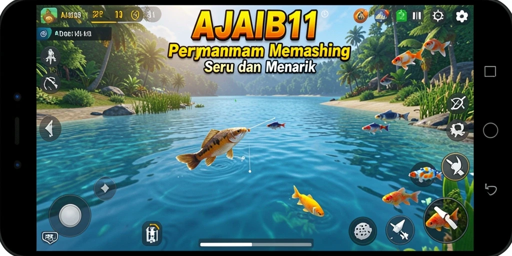 Tangkapan ikan yang memukau dalam AJAIB11 dengan suasana laut yang realistis.