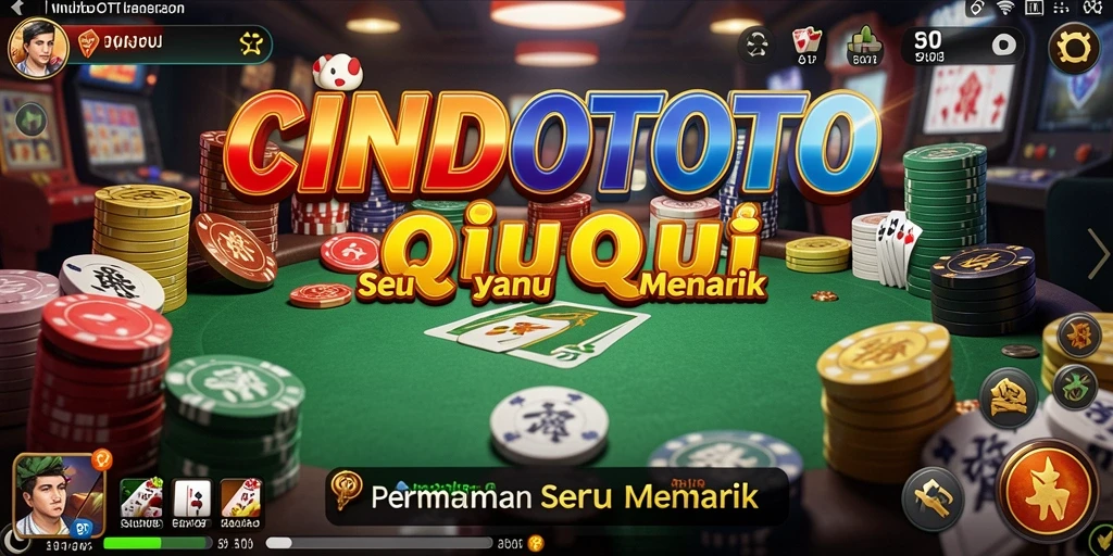 Screenshot menunjukkan gameplay QiuQiu yang menarik.