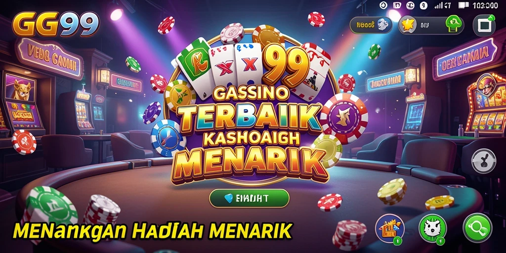 Tampilan gameplay Kasino yang menarik dan interaktif.