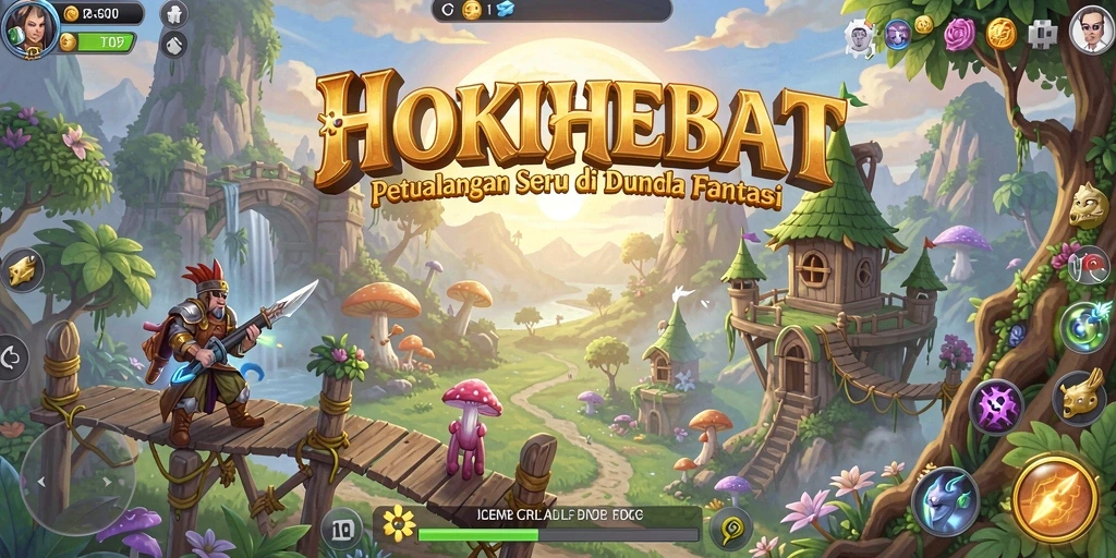 Gameplay HOKIHEBAT yang penuh petualangan dan tantangan.