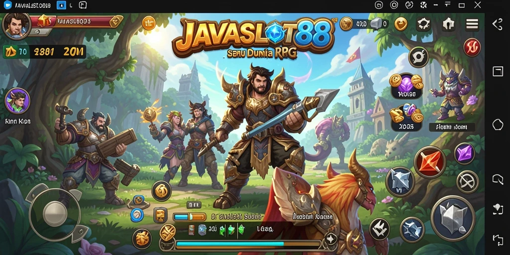 Tampilan gameplay JAVASLOT88 yang menakjubkan dan penuh aksi.