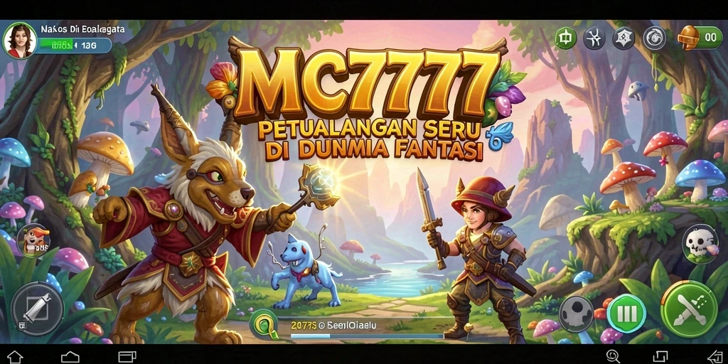 Tangkapan layar gameplay MC777 yang sedang menampilkan pertarungan seru.