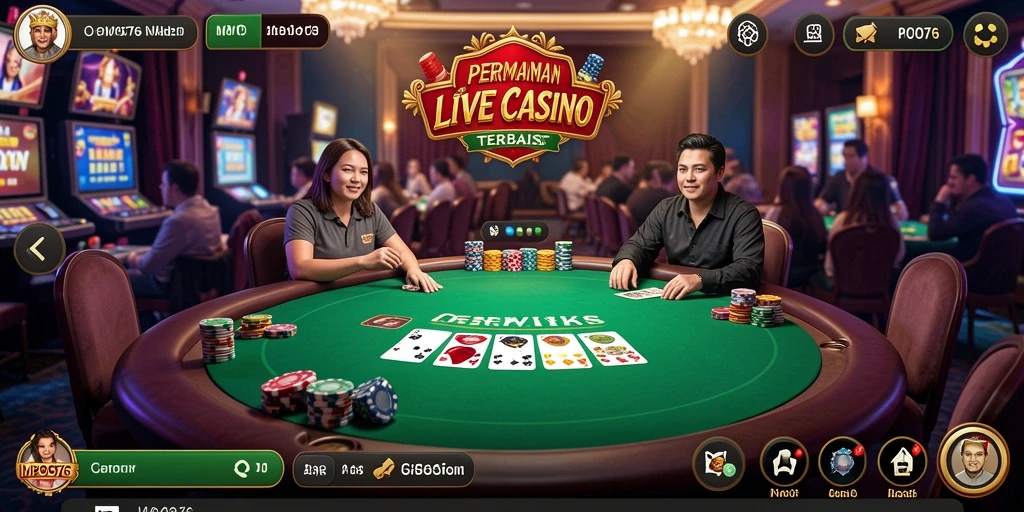 Gameplay menarik dari MPO76 di Live Casino.