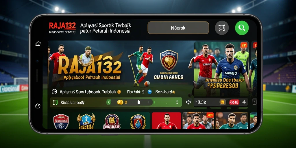 Tampilan utama RAJA132 dengan pilihan taruhan olahraga yang lengkap.