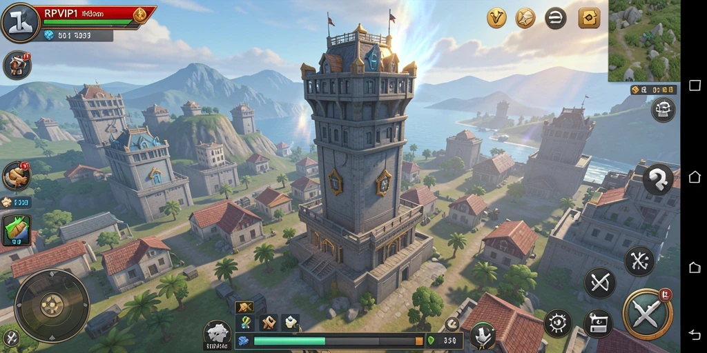 Screenshot menampilkan aksi seru dalam gameplay Tower Defense.