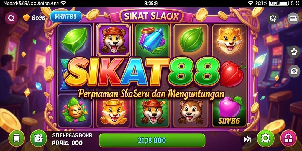 Screenshot gameplay SIKAT88 yang menunjukkan momen seru saat bermain Slot.