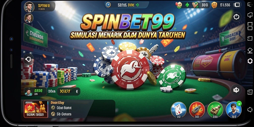 Tampilan menarik dari gameplay SPINBET99 dalam simulasi taruhan.