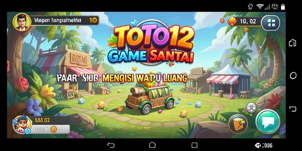 Tampilan menarik dari gameplay TOTO12 yang penuh warna.