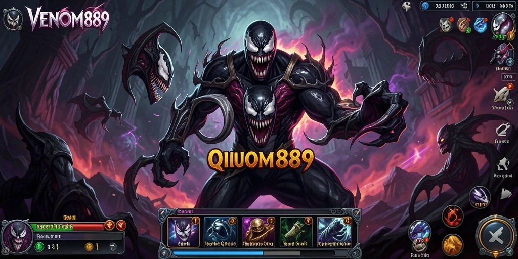 Tampilan gameplay QiuQiu di VENOM889 yang seru dan kompetitif.